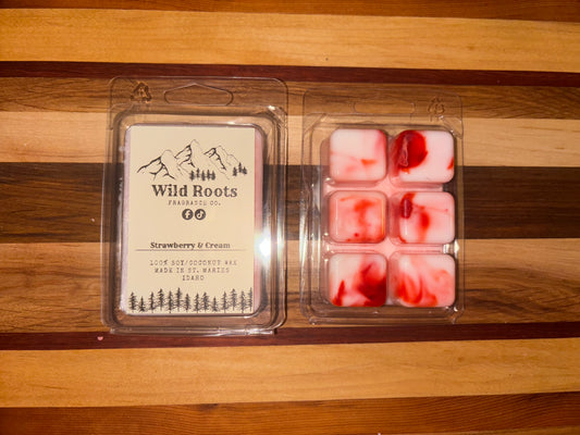 Strawberry & Cream Wax melt